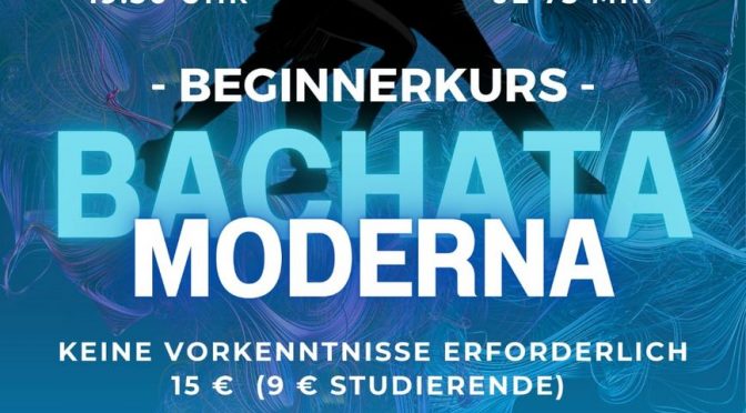 BACHATA-ANFÄNGERKURS  ab                        22. JANUAR 2026