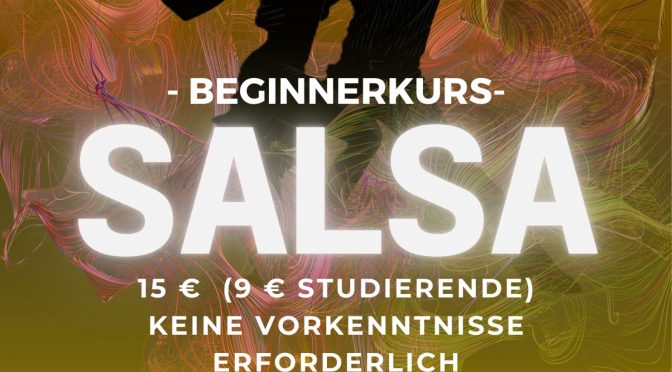 Salsa-Anfängerkurs ab 07. JANUAR 2026  in Erlangen – Einstieg auch am 14.JANUAR möglich!